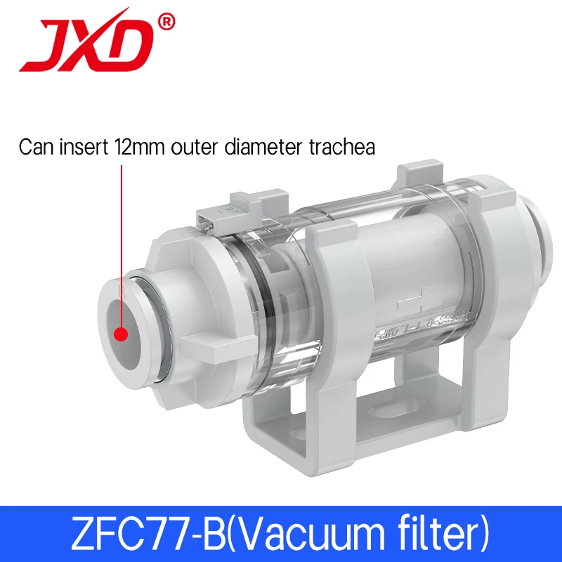 

VFJ вакуумный фильтр с прямой вставкой, микро-вакуумный фильтр/маленький Трубопроводный фильтр/ZFC050-04 (VFU1-44), фильтр с отрицательным давлением