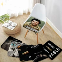 narcos tv series pablo escobar decorative dining chair cushion circular decoration seat for office desk chair cushions