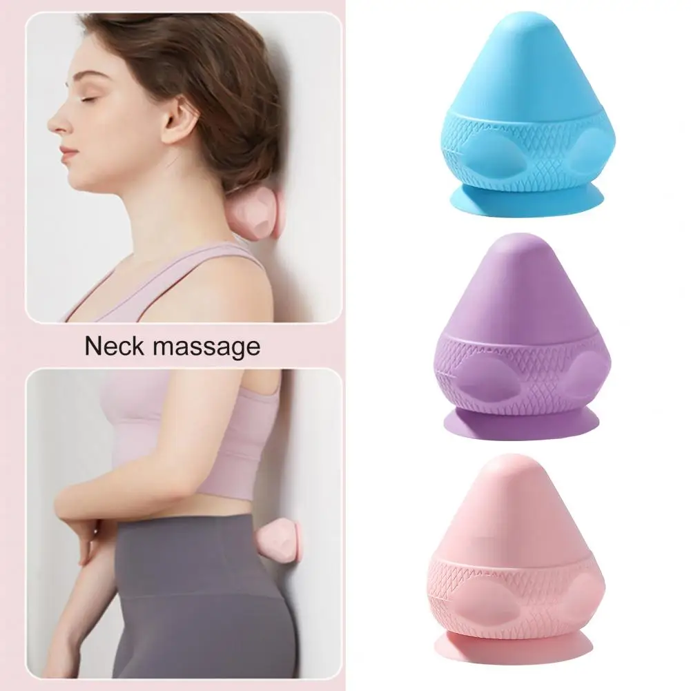 

Massage Ball Anti-Slip Cone Shape High Elasticity Relieve Discomfort Relax Muscle Solid Adsorption Ball Thoracic Massager