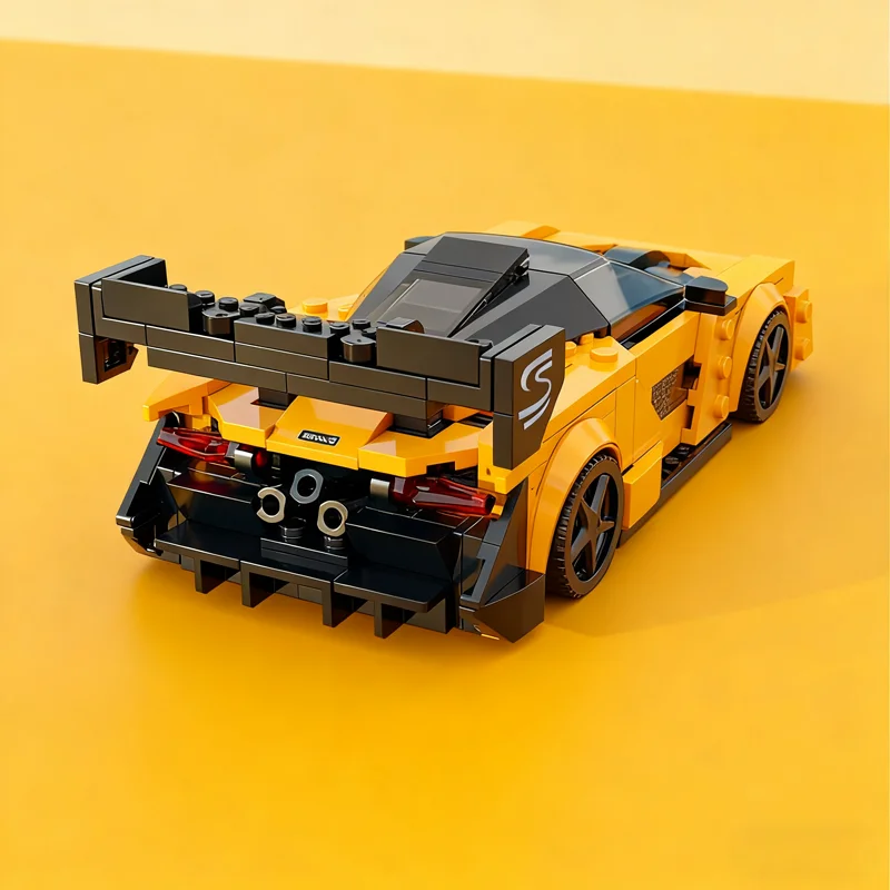 Фото Набор строительных блоков MOC McLaren Senna City Champions, 291 деталь, конструктор, рождественский подарок, идея для сборки на день рождения для детей №3