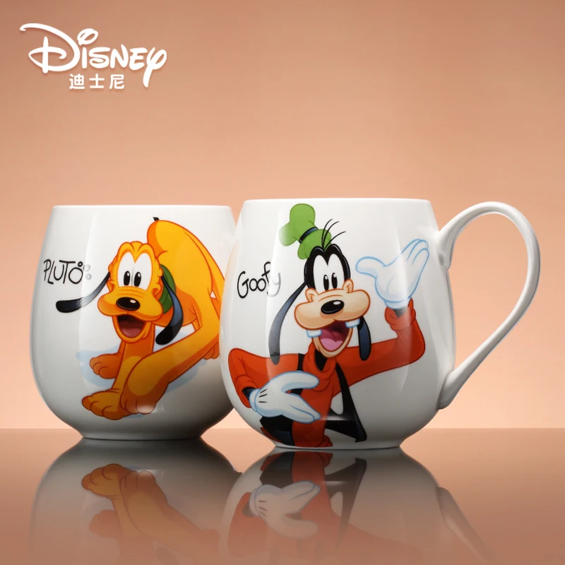 

Кружка Disney, чашка, бутылка для воды, милая кружка, плюто, Микки, Минни Маус, ромашки, детские чашки, керамическая чашка для молока, кофе, 300 мл, п...