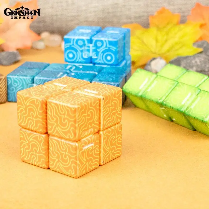 

Genshin Impact Anime Peripheral Decompressed Toy Mini Puzzle Cool Student Infinite Magic Cube Anemo Geo Electro Dendro Hydro