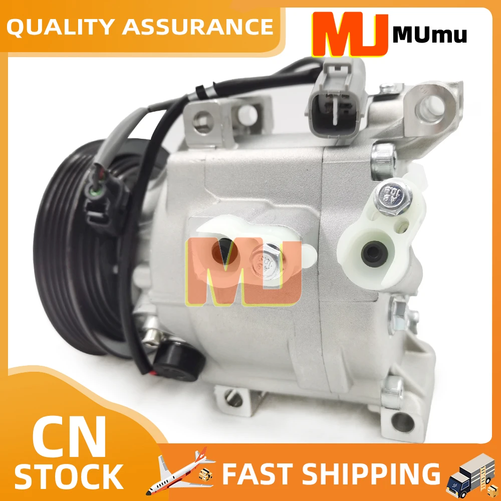 Фото Компрессор кондиционера SCSA06C для Toyota Yaris, Echo, Corolla Altis 88320-1A481, 88320-1A510, 88310-52070, 88320-52010, 447220-6253, 4472206068 №5