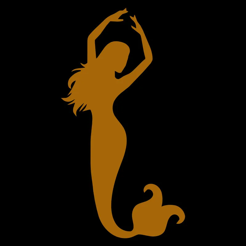 Мультяшная светящаяся наклейка Русалка гостиничный магазин ресторан спальня