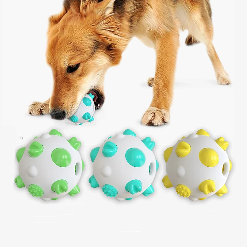 Dog Chew Toys Interactive Spherical Molar Stick Grind Teeth Clean Teeth Remove Calculus Playing Fun for Small Medium Large Dog