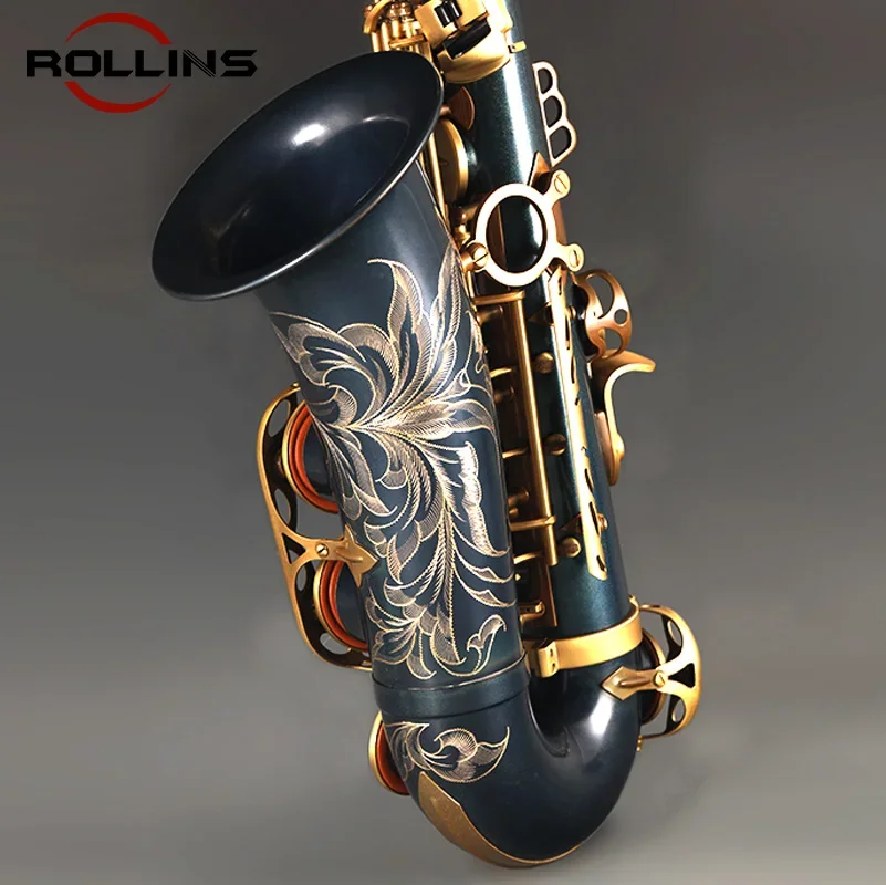 Ячественный высококачественный альт-саксофон KSA-D608 2021 синий саксофон