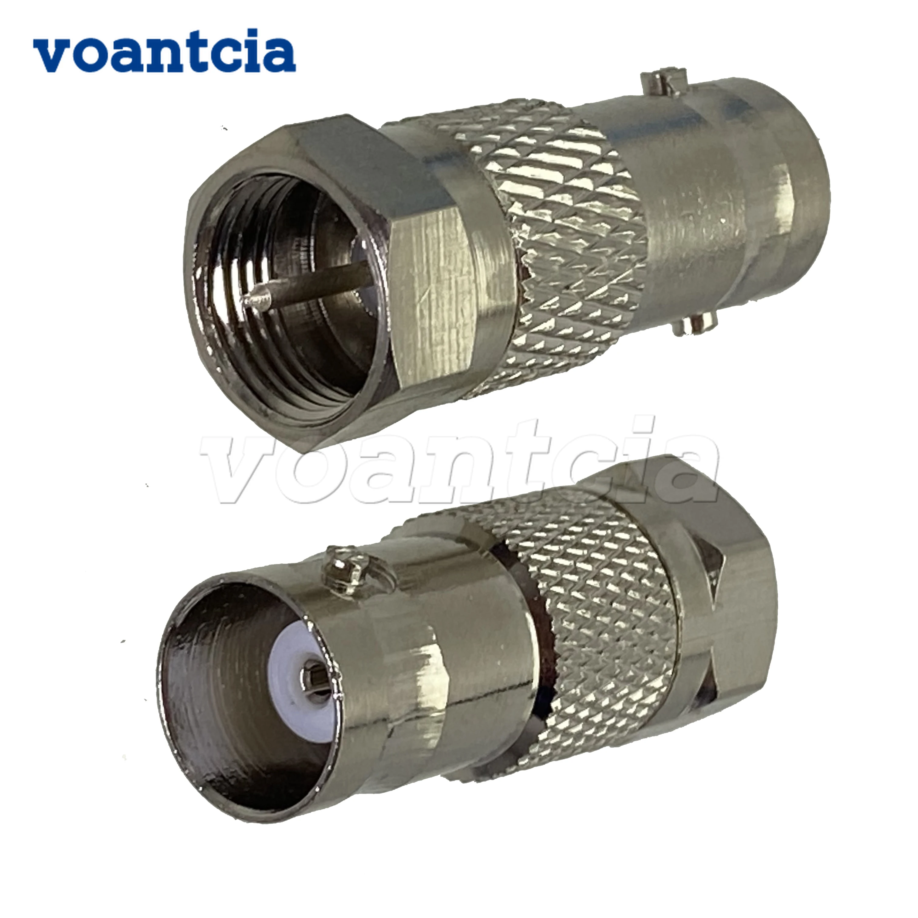 

10pcs Connector Adapter BNC Female Jack to F TV Male Plug RF Coaxial Converter Wire Terminals 50ohm New