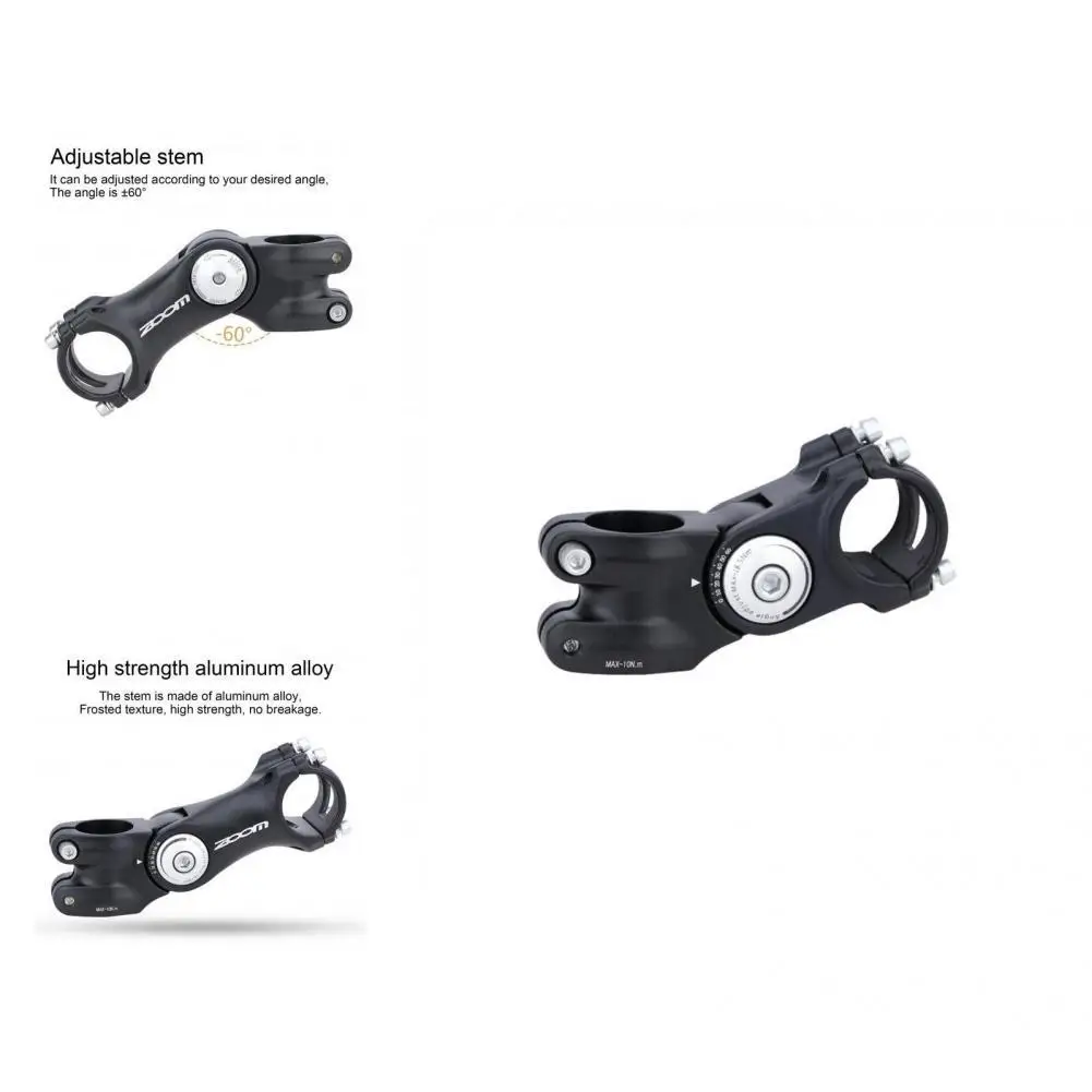 

Long Service Life Useful Professional Reliable Bicycle Stem Black Bicycle Stem Stable for Downhill Bikes