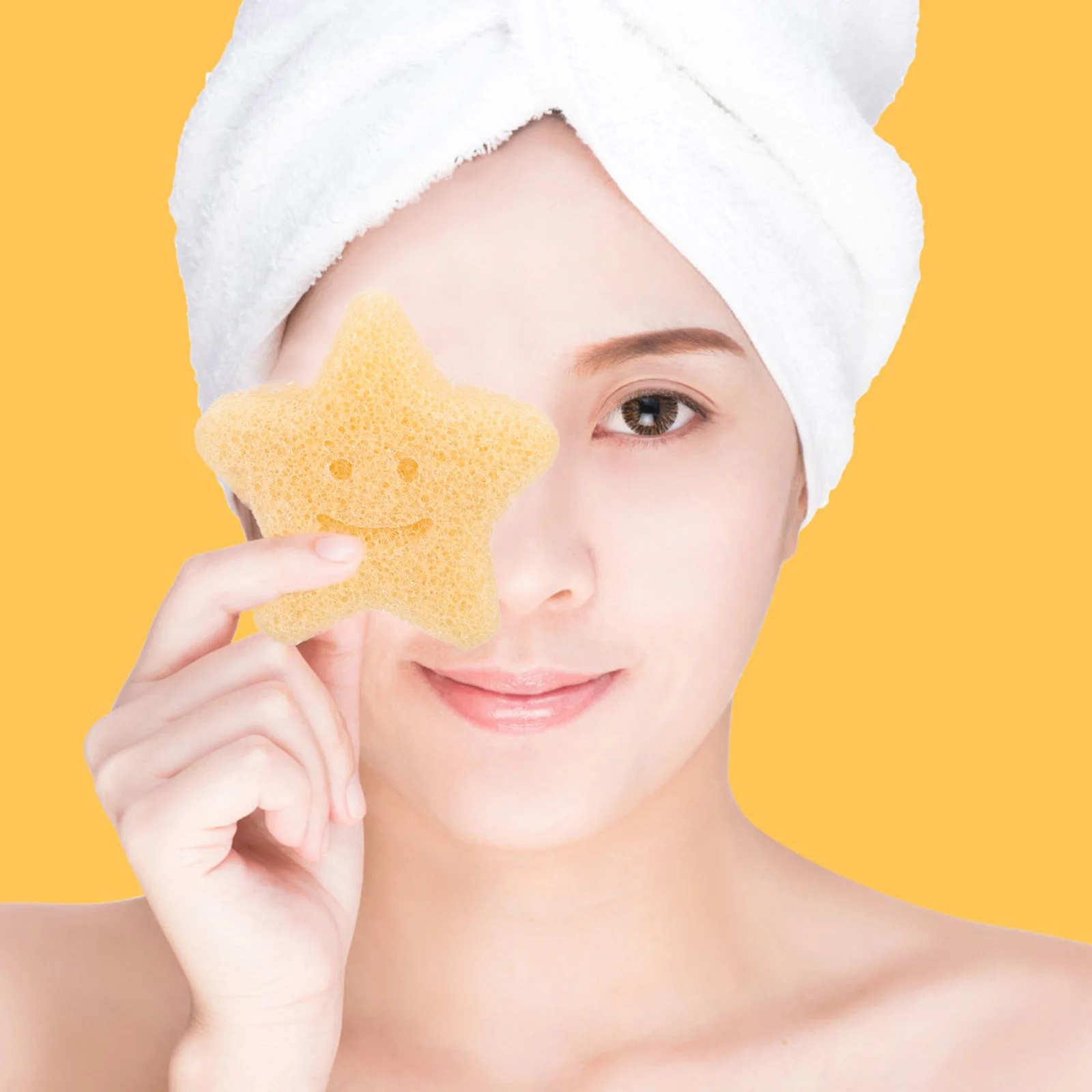

2pcs Cute Konjac Sponge Face