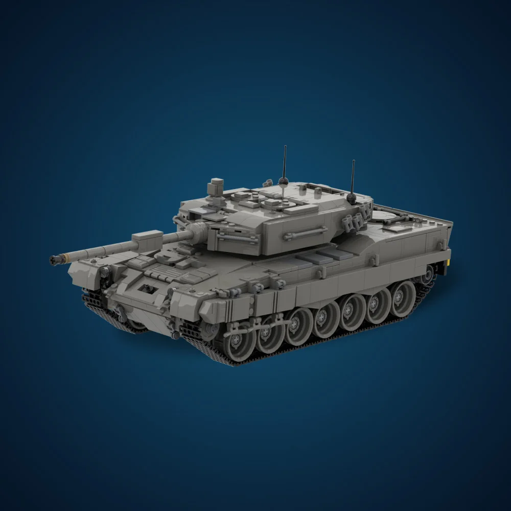 MOC военные леопардовые танки строительные блоки модель T-55A средний танк кирпичи