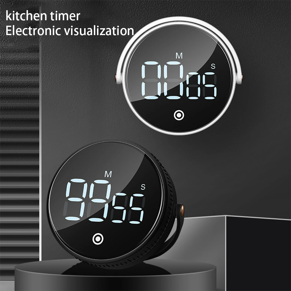 

Kitchen Timer Cooking LED Digital Count-down Timing Plastic Battery Operated Attachable Loud Alarm Reminder