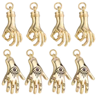 Медь Juya ручной работы, оригинальные аксессуары, золотые подвески от сглаза на удачу для женщин, мужчин, модные подвески в стиле панк, изготовление ювелирных изделий