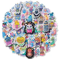 103050pcs cartoon psychedelic fantasy funny cute graffiti exquisite stickers luggage skateboard notebook stickers wholesale