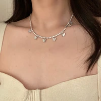 design multi tassel butterfly pendant necklace clavicle chain female temperament necklace collar 2020