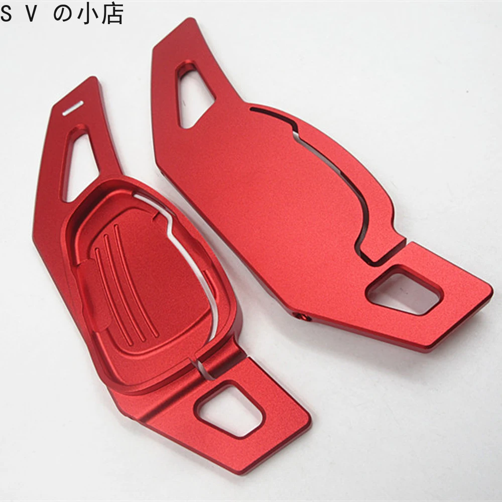 

For Audi A3 A4 A4L A5 A6 A7 A8 Q3 Q5 Q7 TT S3 R8 DSG Aluminium Car Steering Wheel Shift Paddle Shifter Red Silver Black Color