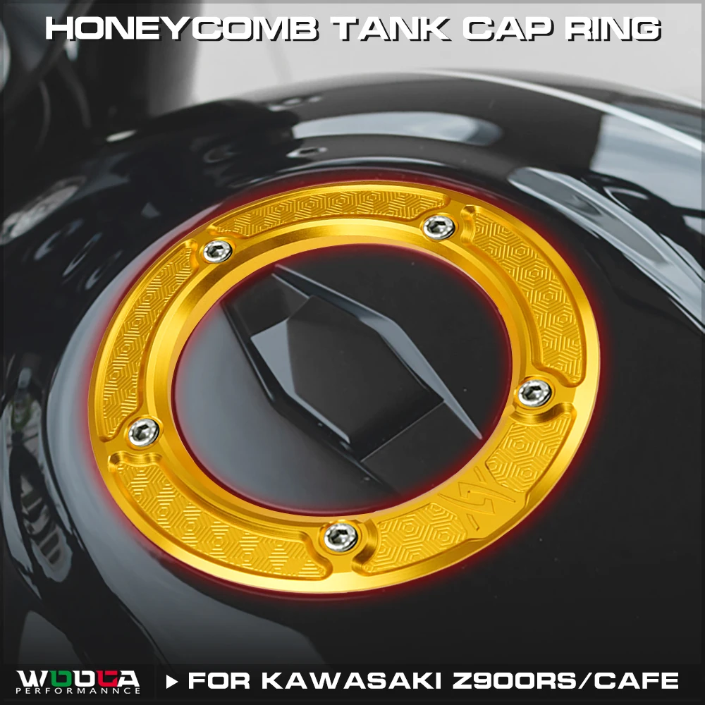 Кольцо крышки бака для Kawasaki Z900RS / Cafe 2018-2024 заготовка крышка с сотовой структурой
