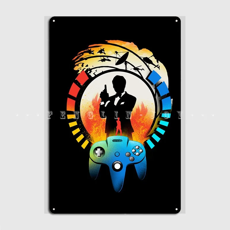 

Металлический плакат с золотым глазом, постер для клувечерние, гостиной, индивидуальный фотографический плакат