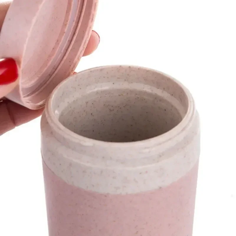 Портативный 300 мл термос бутылка для здоровья пластиковая чашка двухслойная