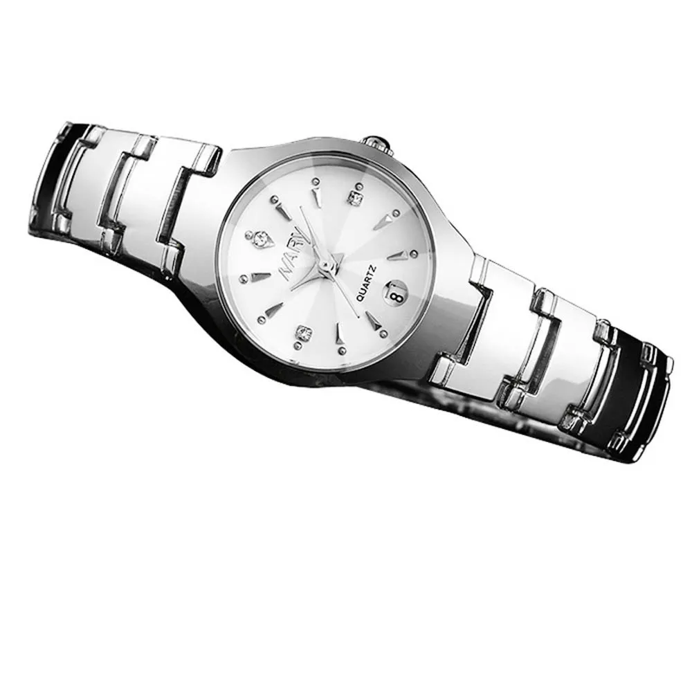 

Luxury Exquisite Women'S Watch Single Calendar Stainless Steel Date Quartz Wrist Watches Fashion Design Round Analog Lady Watche