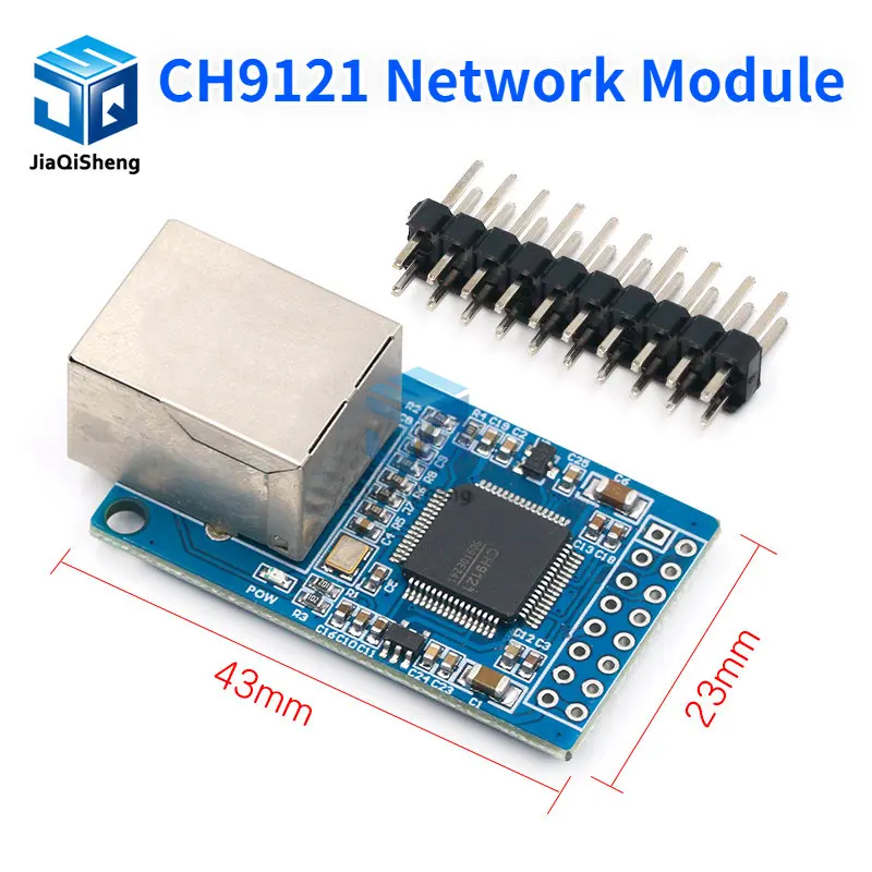 Сетевой модуль CH9121, сетевой модуль последовательного порта UART на Ethernet, сетевой модуль последовательного сервера TCP/IP 51/STM32 3,3 В 5 В