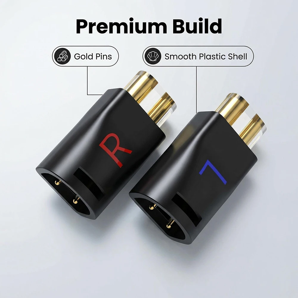 Фото Адаптер для наушников HIFI SENNHEISER IE8 (штекер) на QDC 2 PIN (гнездо) для подключения наушников SENNHEISER IE80S/IE80/IE8I/IE8, конвертер №1