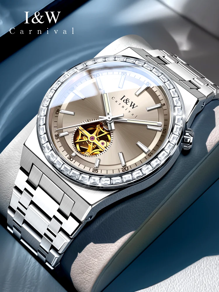 Часы наручные Carnival Brand IW Мужские механические роскошные брендовые