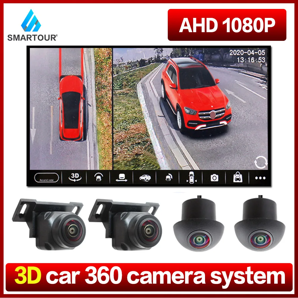 

Smartour 3D 360 Panoramic Car Camera AHD 1080P/720P Rear / Front / Left / Right Car Camera For Android Car Radio Stereo Player