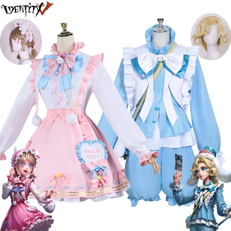 Эмма Вудс Косплей Костюм Identity V Joseph Desaulniers Садовника Парик Хэллоуин Карнавальное