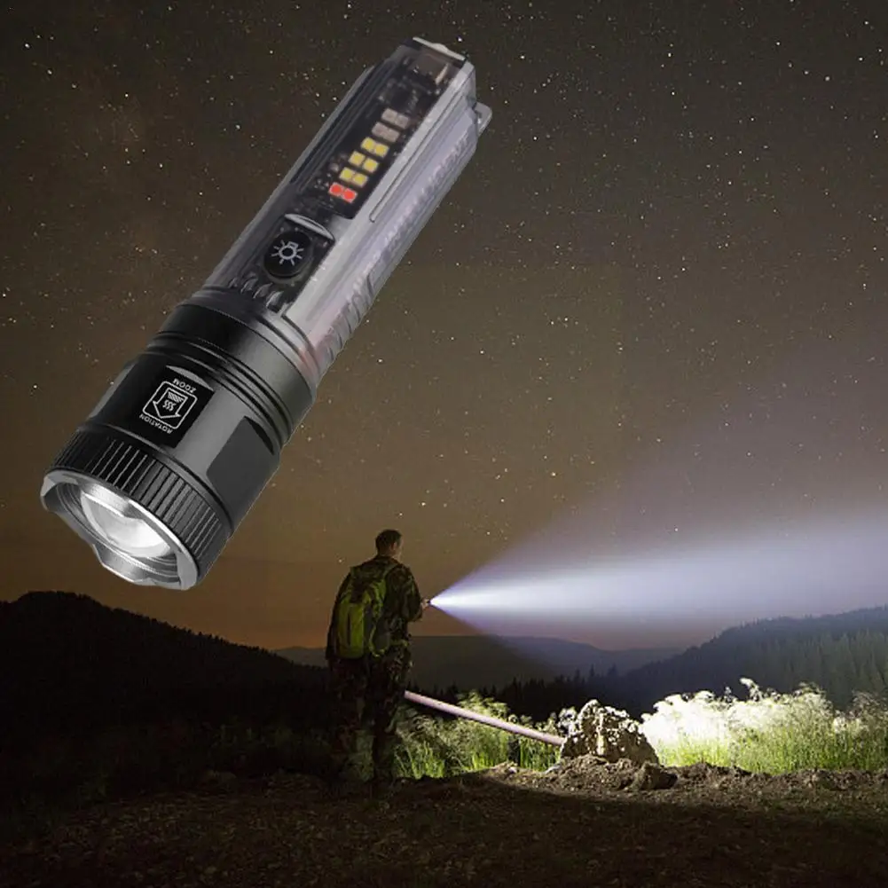 

Multiple Modes High Power Led Flashlights Camping Torch Aluminum Use Modes Zoomable Alloy Light Waterproof Material A7U4