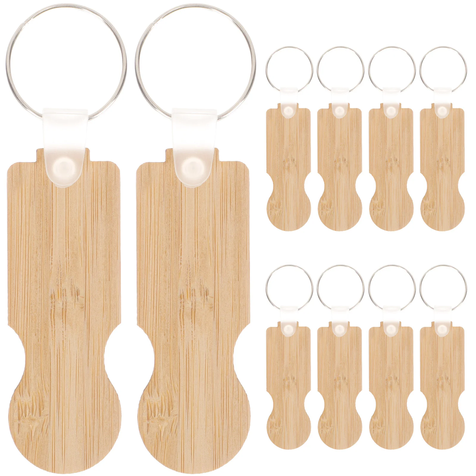 

10 Pcs Trolley Tokens Keychain Rings Shopping Cart Buggy Keys Pendant Charms Handbag Opener Keyring