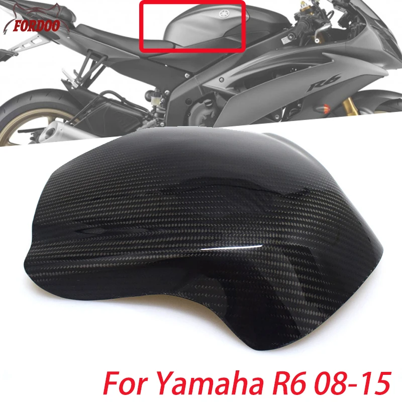 

Аксессуары для Yamaha R6 YZF R6 YZFR6 2008 2009 2010 2011 2012 2013 2014 наклейка углеродное волокно Топливный бак газа Защитная крышка
