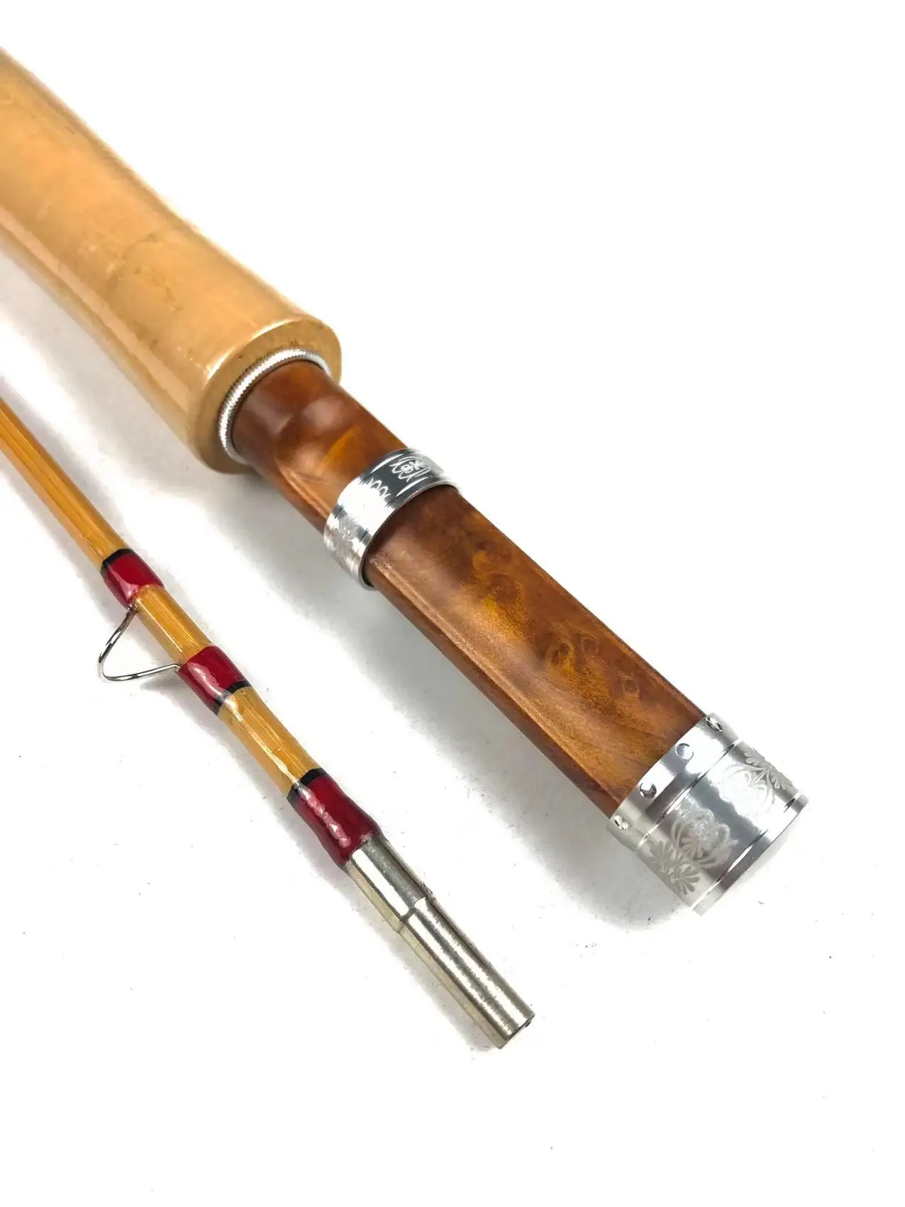 

ZHUSRODS Bamboo Fly Rod 8'0" 6 wt / Fly Fishing Rod / Bamboo Rod