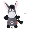 Plush Dog Toys Corduroy Chew Toy For Puppy Squeaker Squeaky Leaking Food Pet Toys with Ropes Bite Resistant Teeth Cleaning Toys 6