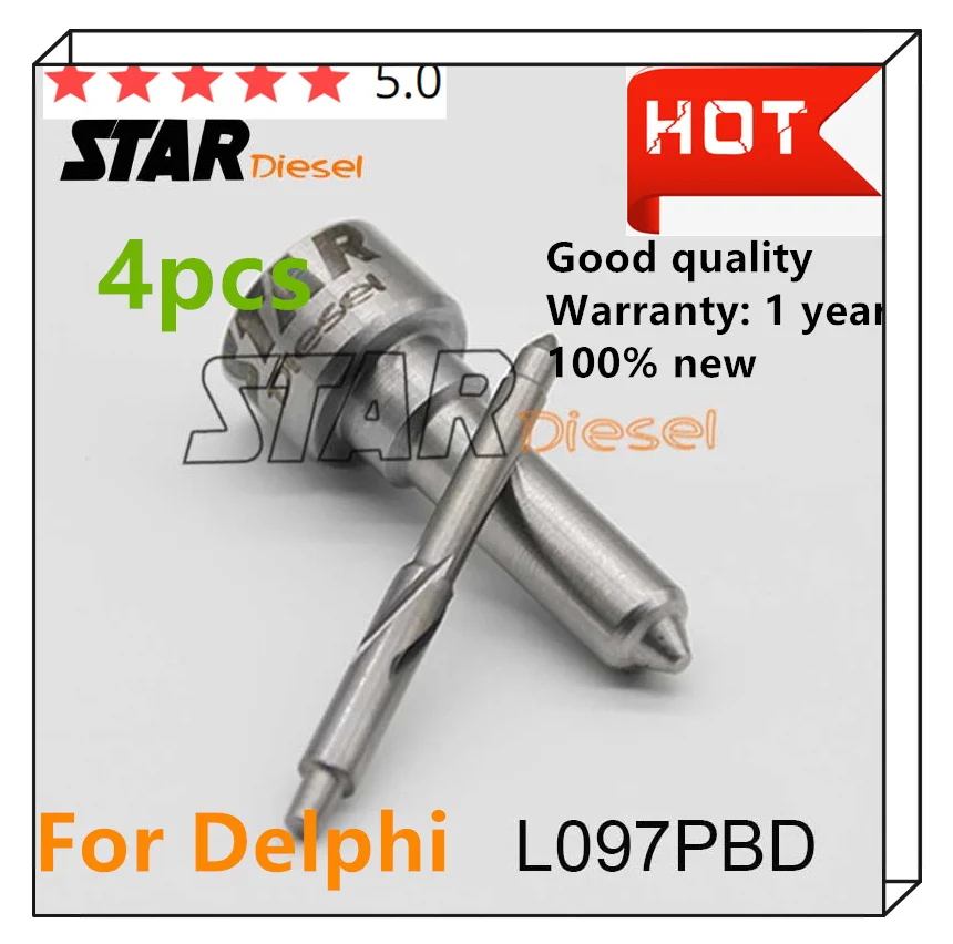 

L097PBD для EJ 601D EJBR01901Z EJBR02301Z 33800-4X500 ejbr0285000 форсунка дизельного инжектора L097PBD L097PRD 4 шт.