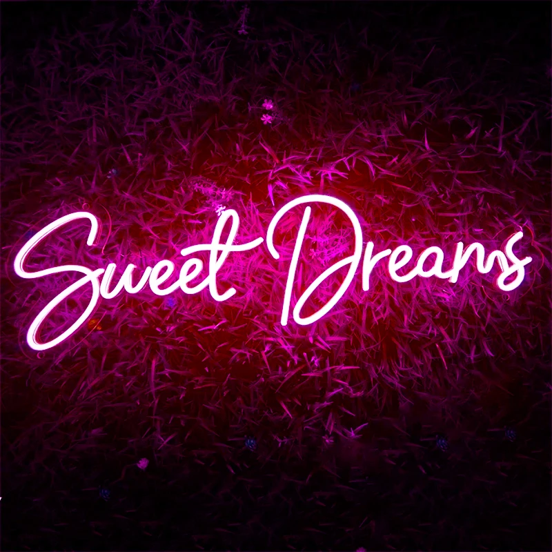 

CHUANQI Sweet Dream Neon Sign Custom LED Lamp Wedding Party Valentine's Day Marriage Proposal Room Mural Style Wall Decor Gift