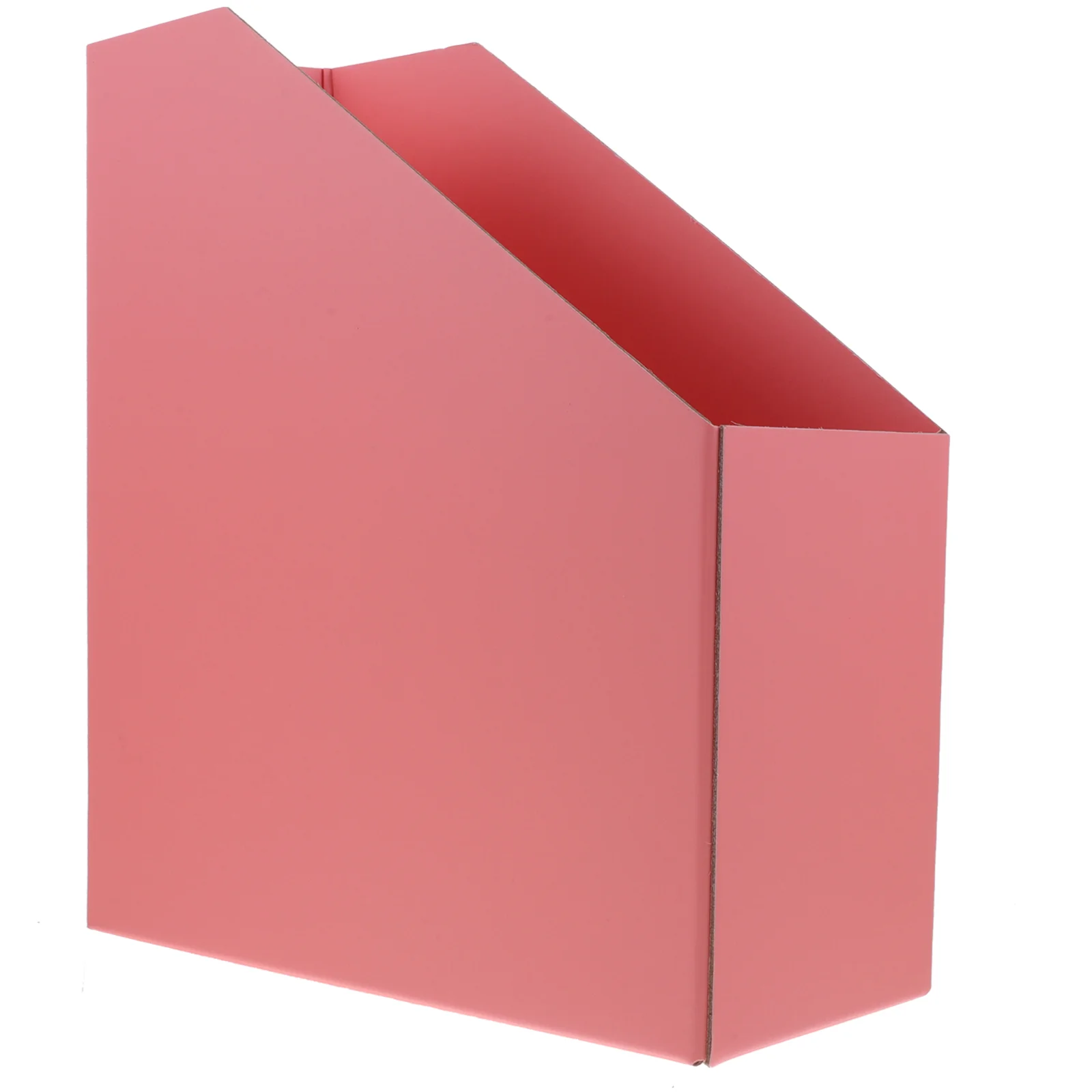 

1pc Magazine File Holder Desktop Organizer Kraft Paper File Holder Documents File Box Office Supplies