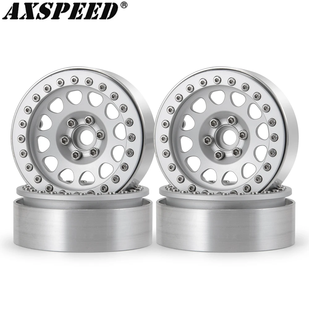 

Металлическая ступица обода колеса AXSPEED 2,2 для Axial SCX10 D90 Wraith Traxxas TRX4 1/10 обновленные детали для радиоуправляемого гусеничного автомобиля