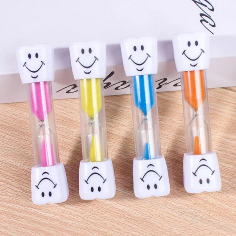 

3Min Smile Sandglass Tooth Brushing Hourglass Gift Sand Clock Dental Children Kids Toothbrush Timer Help Them Form A Good Habit