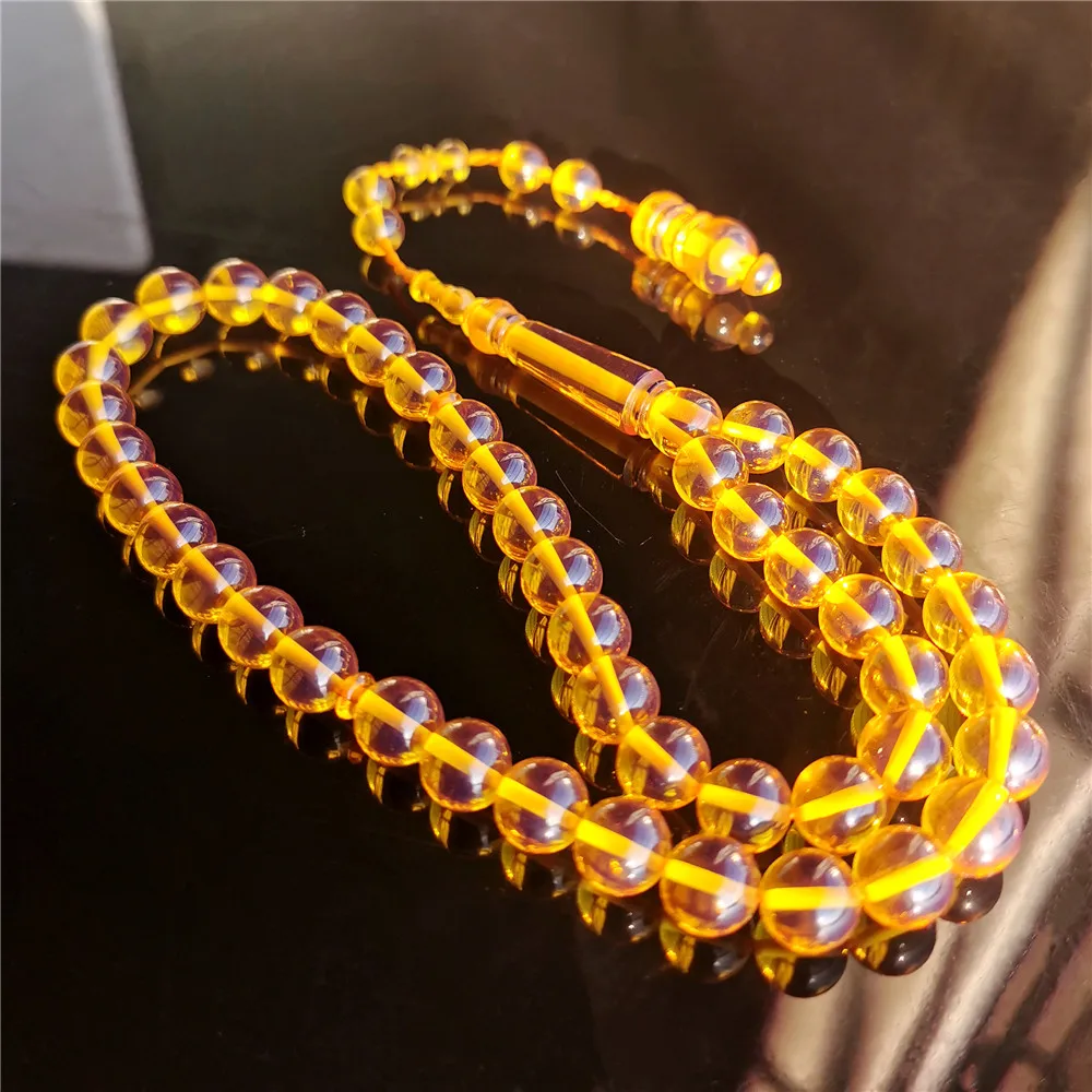 

muslim rosary Turn purple in the sun 10mm 33/45 resin amber tasbih sibha tesbih prayer beads islamic misbaha