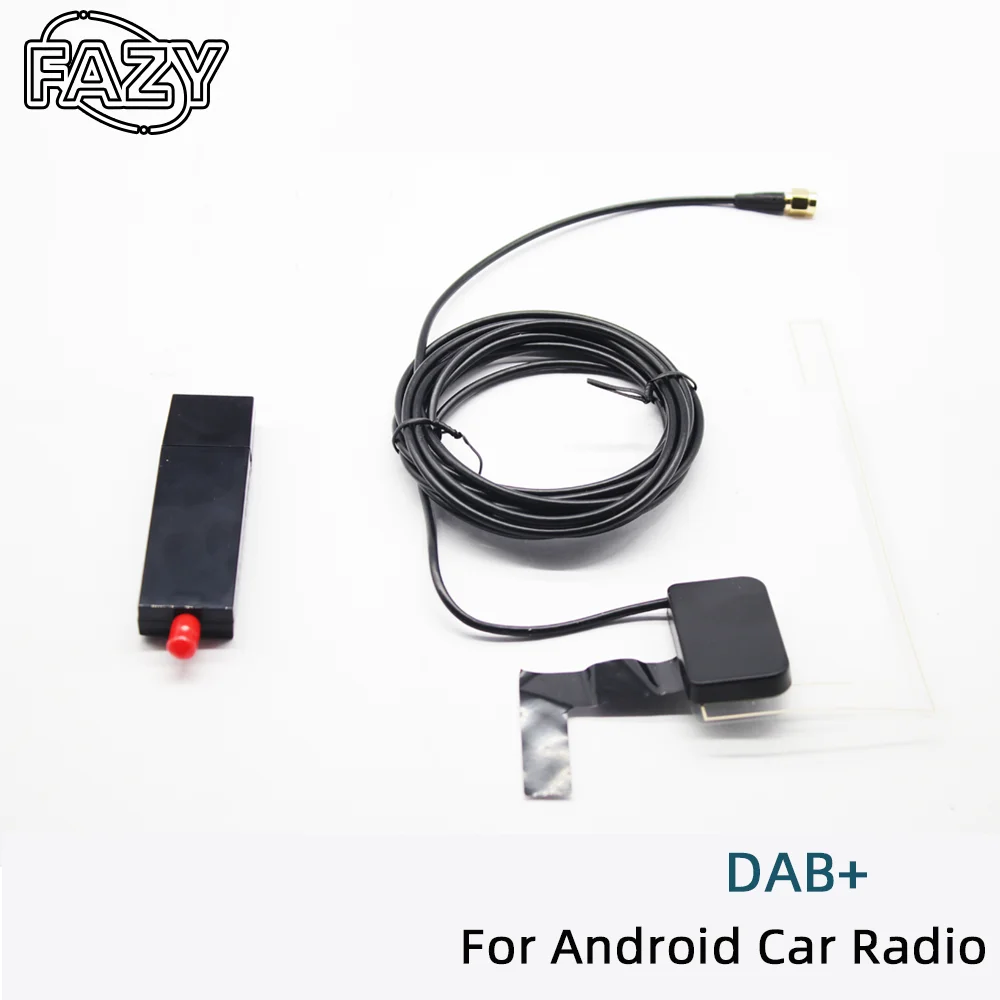 Фото Антенна FA DAB+ с USB-адаптером для Android, автомобильный радиоприемник, стереоплеер, GPS-приемник сигналов №1