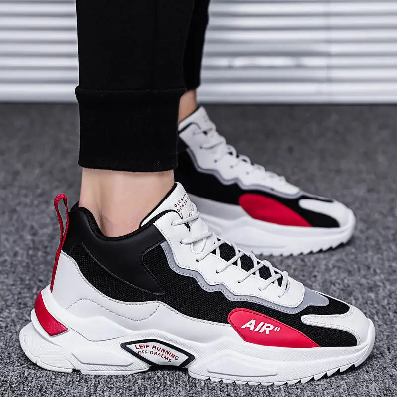 

Shoues Men's Breathable Sneakers For Men 2021 High Quality Tennis Luxury Brand 2022 Social Shoe Male Low Shoes For Man Tennis