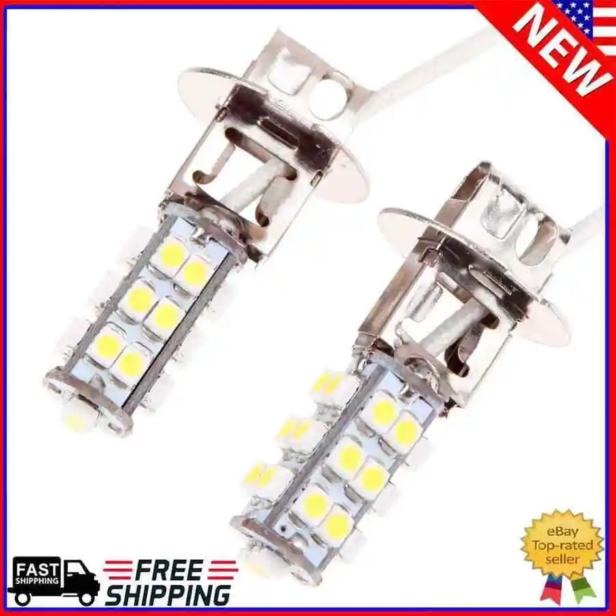 

Автомобильная противотуманная фара H3 26 3 Вт, 12 В, 2 шт., SMD LED, холодного и белого цвета