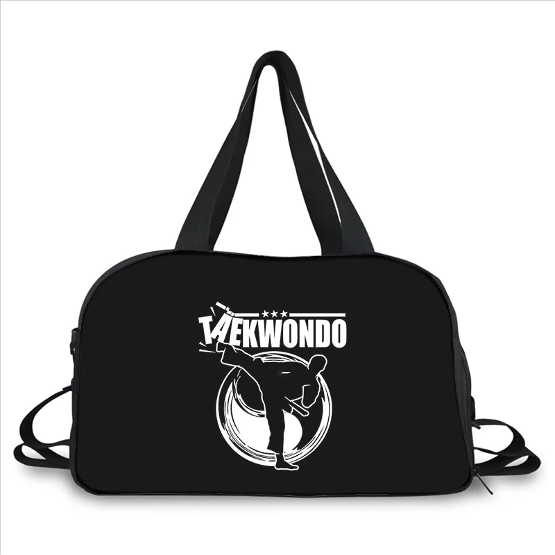 Kungfu Taekwondo  3D printing fashion trend portable large capacity multi function messenger bag travel bag