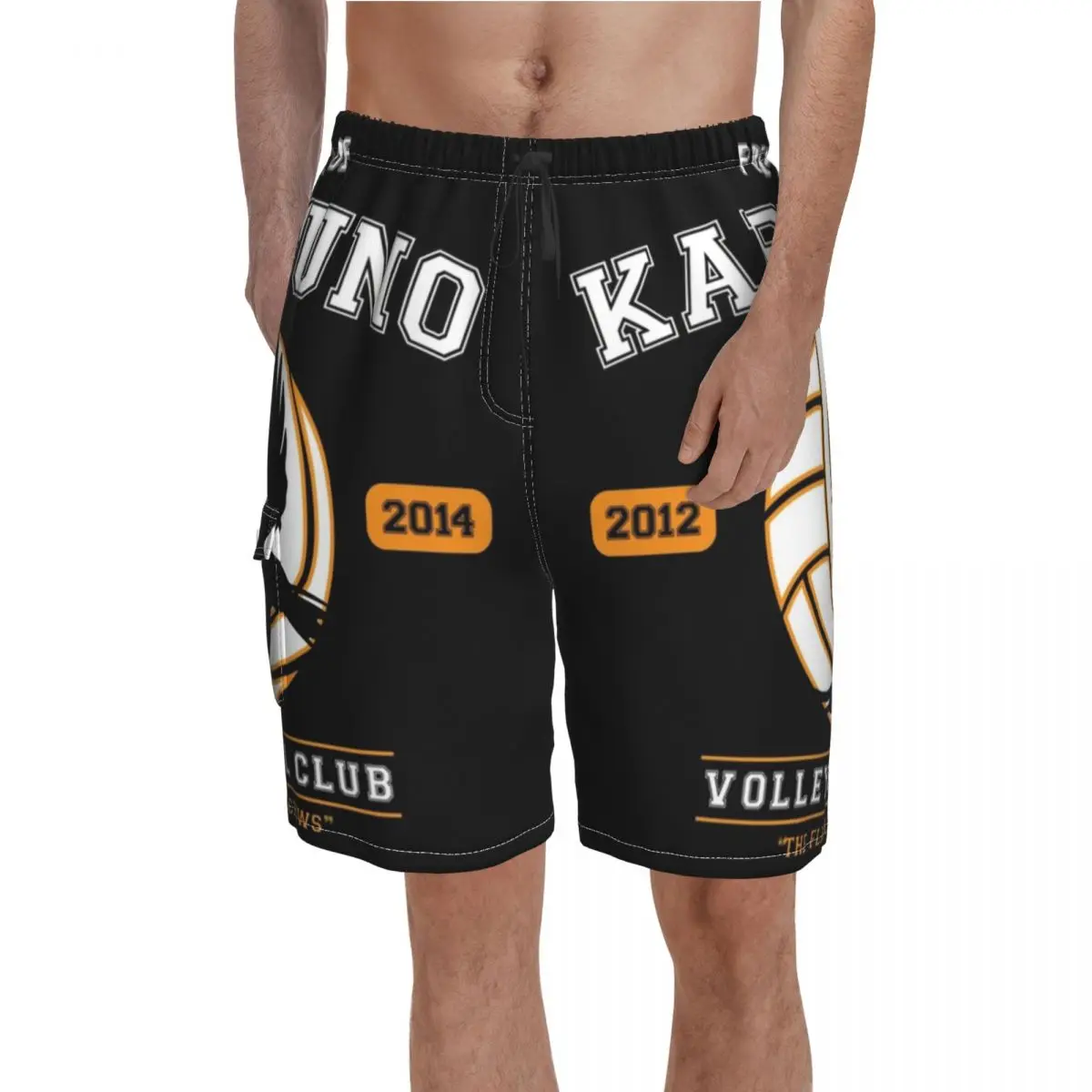 

Anime Board Shorts Team Karasuno Comfortable Beach Short Pants Man Design Oversize Swimming Trunks Gift