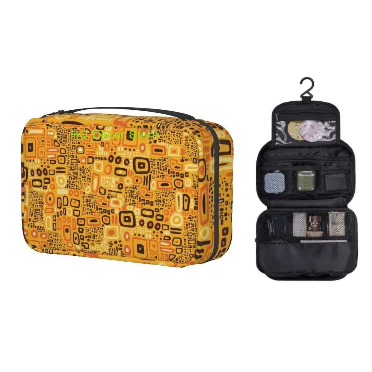

Женская косметичка Gustav Klimt, дорожный органайзер для косметики с милым рисунком, подвесная женская сумка