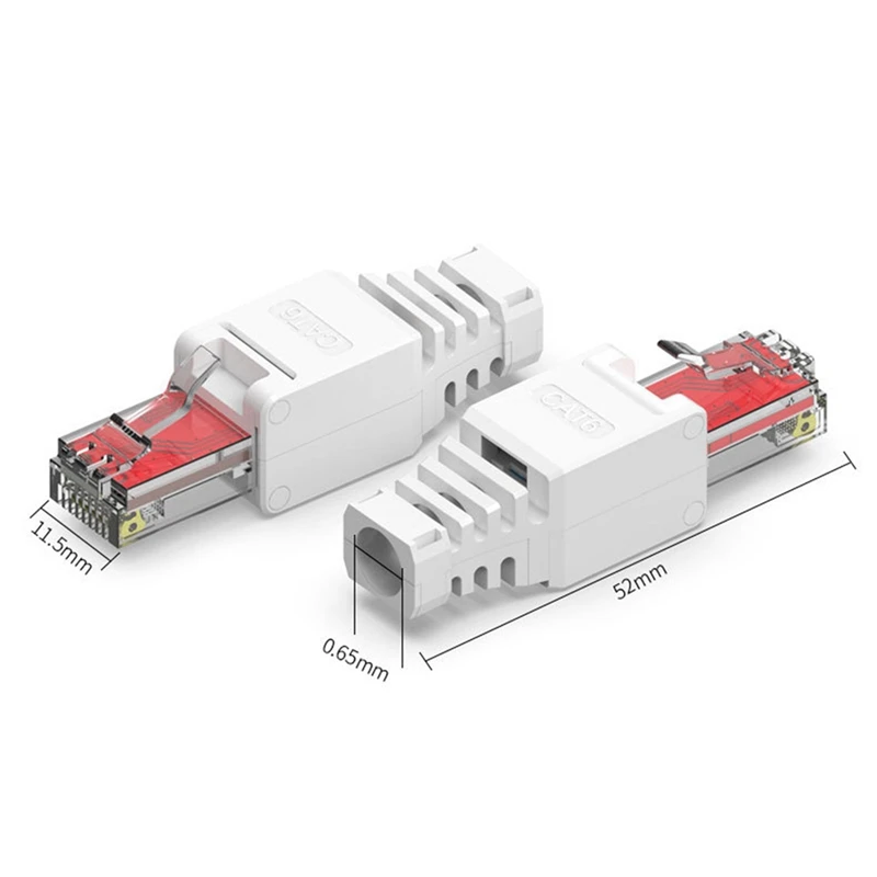 5 шт. RJ45 Wire-Punch Ethernet-штекер. Простая сетевая терминал сделай сам щипцы не требуется