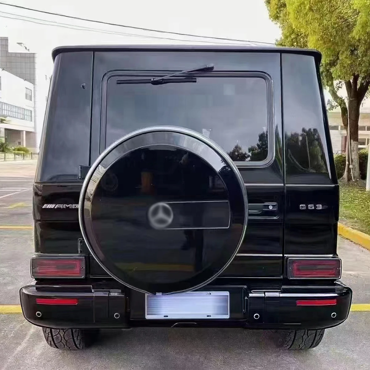 Обновление для W463 в стиле G63 AMG W464 Обвес с фарой-бампером Mercedes Benz G class 2004-2018 гг.