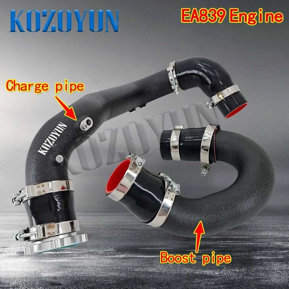 Комплект интеркулера повышающей трубы заряда для Audi EA839 A6 A7 C8 55TFSI 3.0T 2019+