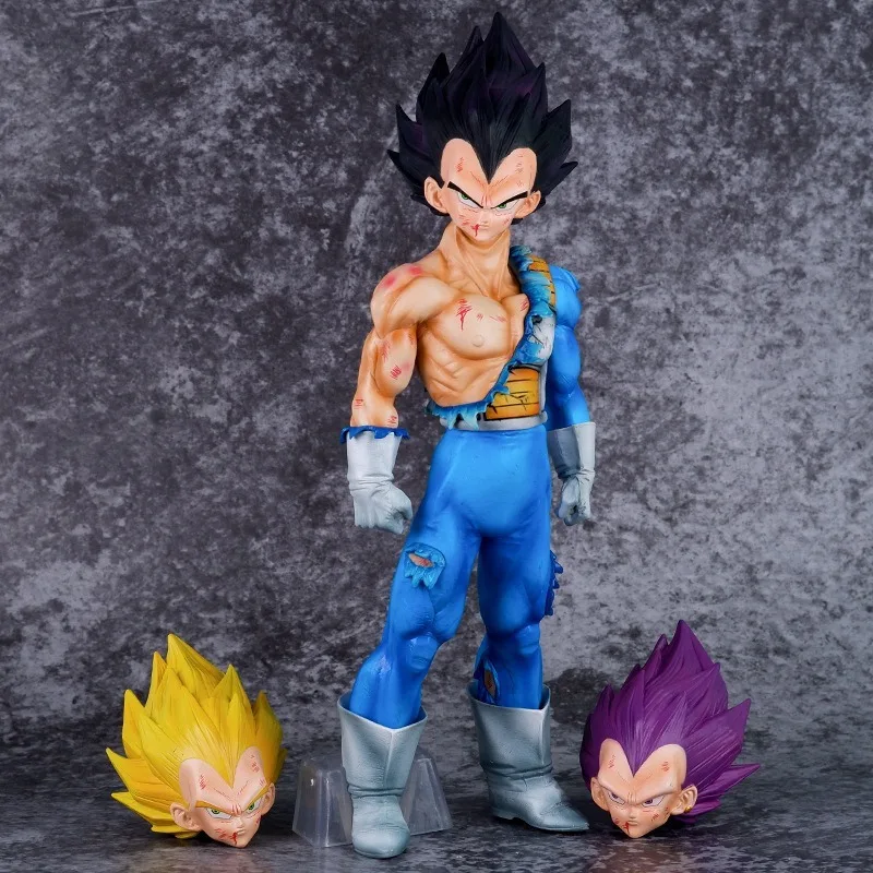 

Dragon Ball Vegeta IV Figure 29cm Bejita Yonsei 3 Heads Manga Anime Figure Peripheral Collection Pvc Statue Gift Toy for Boy