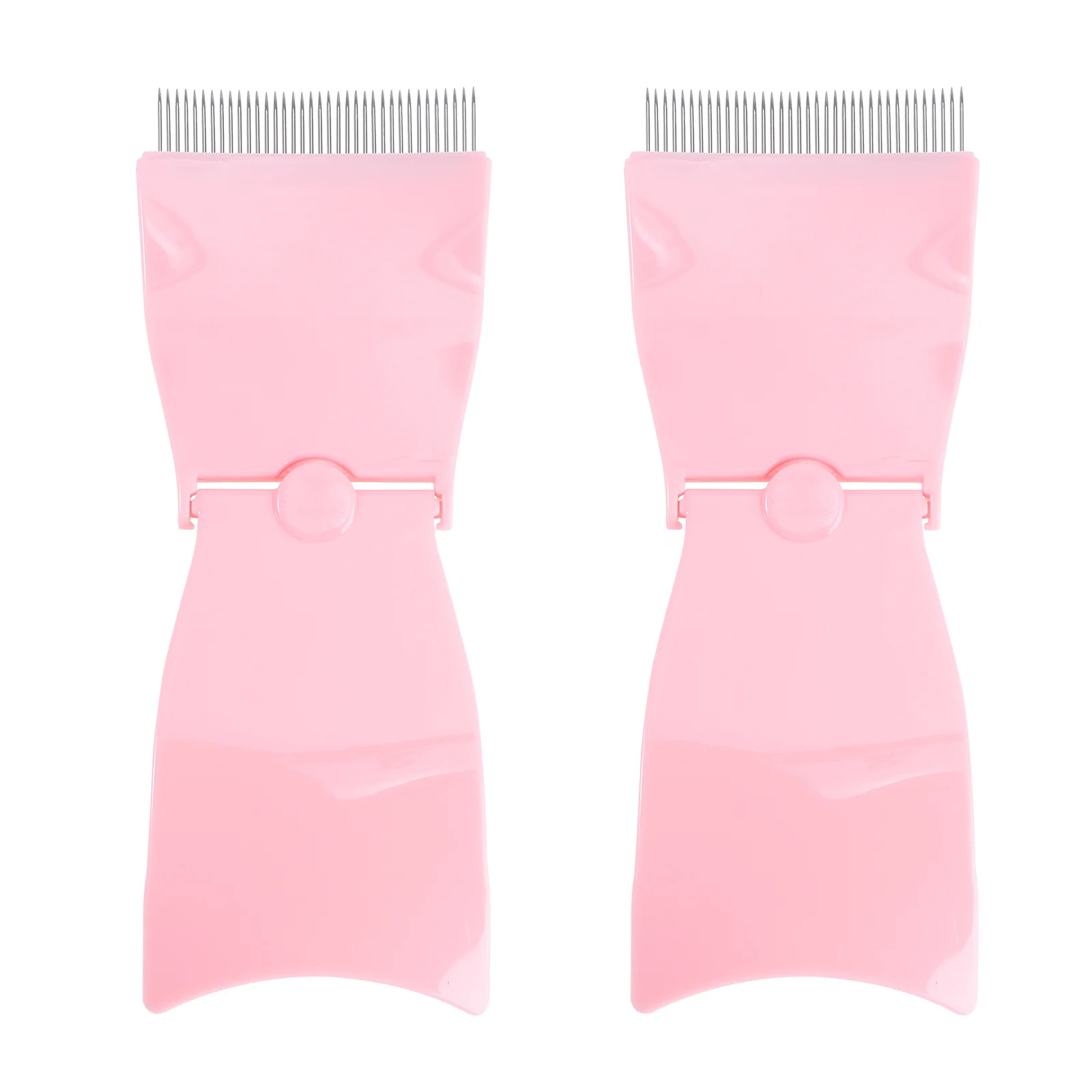 

Comb Brush Eyelashmascara Foldable Folding Portable Curlers Tool Lash Needle Steel Beauty Kitapplicator Grooming Teethhandle